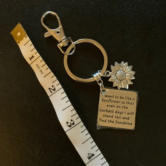 NWT Sunflower Bag Charm / Key Ring - Picture 6 of 6